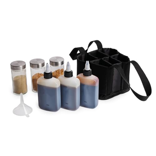 Gewürzflaschen Gewürzbehälter Tragbare Gewürze Tasche Gewürze Jar Storage Bag Organisatoren Gewürze Flaschenhalter von DABAIXIONG