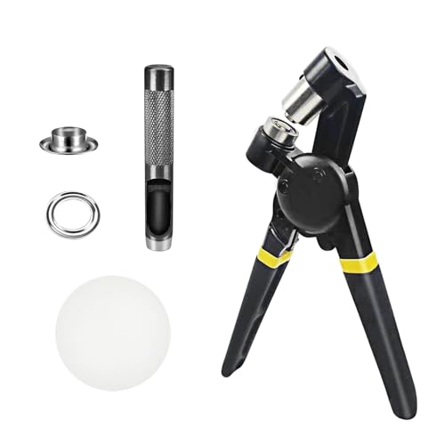 Grommet Werkzeugkits Kits Eyelet Plier Handheld Puncher Set Mit TROMPets Handbuch von DABAIXIONG
