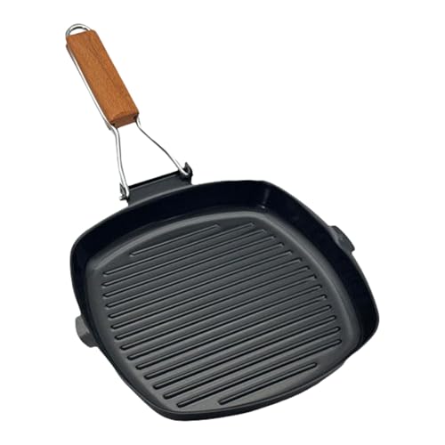 Große Nicht Schichtgrillpfannen Falten Schale Pfannen Steak Pfannen Raffinierte Eisentextur Geeignet Für Herdplatten Leicht Zu Kochen von DABAIXIONG