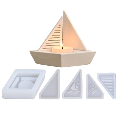 Haltbarkeit Silikonform 1pack Zum Erstellen Komplizierter Segelform Kerzenhalter Perfekt Für Hochzeiten Und Partys von DABAIXIONG