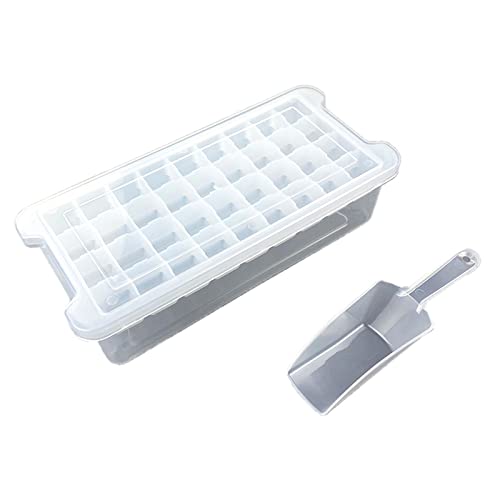 Halten Sie Ihre Getränke Kühl 36 Fächer Eisbox Weiches Blaues Silikon Eiswürfel Makerschalenformen Mit Langlebiger Plastikbox Halten Sie Ihre Getränke Kühl 36 Fächer Eisbox Weiches Blaues Silikon Eiswürfel Makerschalenformen Mit Langlebiger Plastikbox von DABAIXIONG