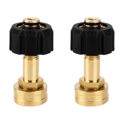 Hochdruck Waschmaschine Schnellverbindungskupplung 3/4-Zoll Weibchen Gewinde Adapter M22-14 Mm Kupferwasserschlauchadapter Set Set von DABAIXIONG