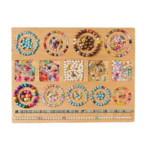 Hölzerne Perlenbrett Schmuckdesigns Matten Tabletts Perlenbretter Für Schmuck Herstellung Armbänder Halsketten Herstellen Von Werkzeugen von DABAIXIONG