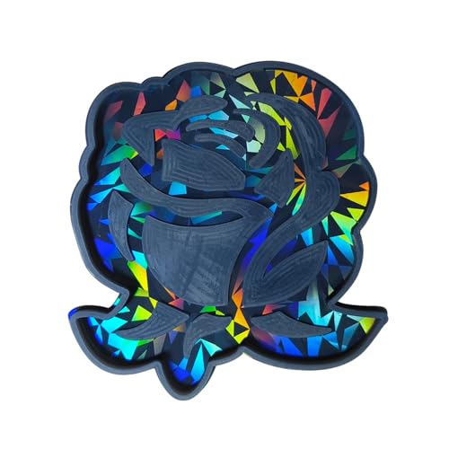 Holographische Untersetzerformen Für Epoxidharz Handwerksblüte Blumen Tasse Matte Silikonform Kristallblüte Untersetzer Form Home von DABAIXIONG