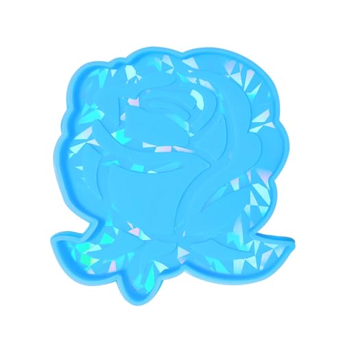Holographische Untersetzerformen Für Epoxidharz Handwerksblüte Blumen Tasse Matte Silikonform Kristallblüte Untersetzer Form Home von DABAIXIONG