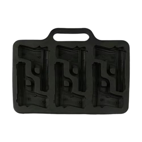 Innovativer Eismacher Flexible Eiswürfelformen Handfeuerwaffen/Schneckenform SIIICONE TAL SIIICONE MAKER FÜR ICE von DABAIXIONG
