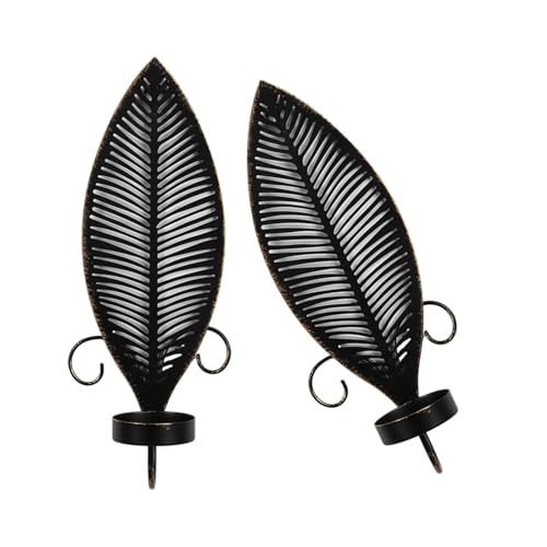 Kerzenhalter Mit Metallwand Mit Kerzenhaltern Mit Blattform Für Moderery Home Party Und Dinner Candlelights 1PC Kerzenhalter Mit Metallwand Mit Kerzenhaltern Mit Blattform Für Moderery Home Party Und Dinner Candlelights 1PC von DABAIXIONG