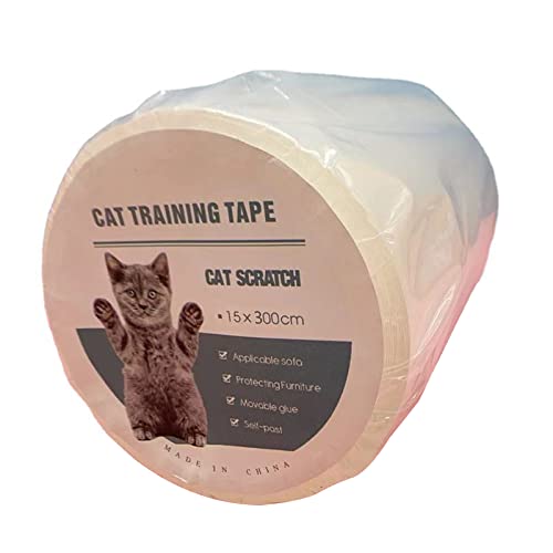 Klare Katzen Antiskrettern Aufkleber Möbel Sofa Schutzband Katzen Trainingsband Haustier Vorräte von DABAIXIONG