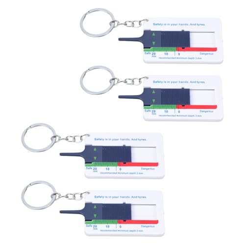 Kleine Plastikstufe Tiefe Messer 0 Bis 20 Mm Bereiche Präzisionsmessung Mit Schiebemechanismus Für Autorreifen Motorradreifen Verschleißmessgeräte Geeignet von DABAIXIONG