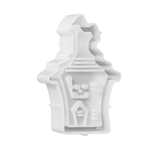 Komplizierter Hohlhaus Silikonhandwerk Für Harz Kerzenhalter Halloween Themen Home Decoration Food Grade Silikon Kerzenform von DABAIXIONG