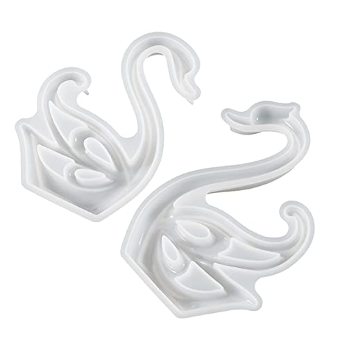 Kristall Aromatherapie Gips Schwan Epoxidkleber Silikonform Tisch Weiche Keramikpflaster Orament Basteldekorationen von DABAIXIONG