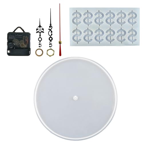 Langlebige Silikonuhr Pendelform Einzigartiger Uhr Pendel Handwerksharzform Entzückender Uhr Making Silikonform von DABAIXIONG