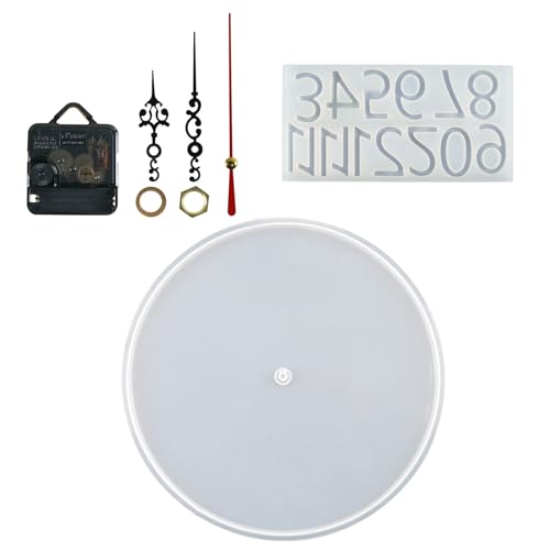 Langlebige Silikonuhr Pendelform Einzigartiger Uhr Pendel Handwerksharzform Entzückender Uhr Making Silikonform von DABAIXIONG