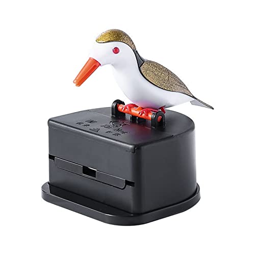 Little Bird Zahnstocher Spender Lustiger Pushtyp Zahnstocher Vogelformhalter Pressetyp Zahnstocherhalter Für Zuhause von DABAIXIONG