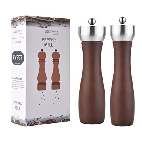 Manuelle Pfefferschleifer Holzmühlen Tragbare Abgräber Gadget Kitchen 1PCS Liefert Salz Und Pfefferschüttler Einfach Zu Bedienen Manuelle Pfefferschleifer Holzmühlen Tragbare Abgräber Gadget Kitchen 1PCS Liefert Salz Und Pfefferschüttler Einfach Zu Bedienen von DABAIXIONG