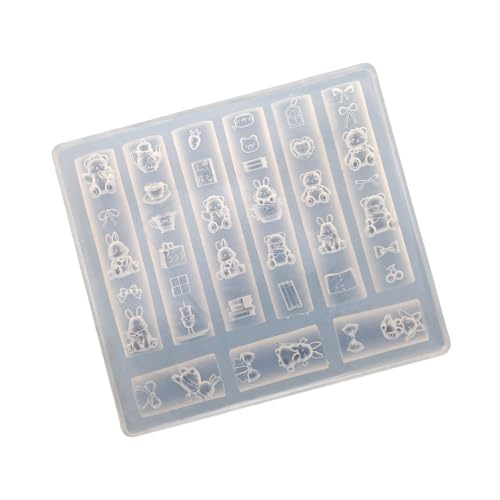 Mehrzweck Nägel Kunst Silikonform Für 3D Designs Schmetterlingsblummondmuster Tragbar Für Acrylhandwerksvorräte von DABAIXIONG