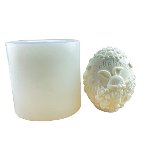 Multi Gebrauch Silikonform Kaninchen Thema Eiform von DABAIXIONG