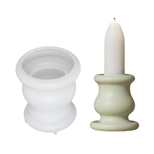 Multifauntale Silikonform Runde Form Kerzenhalter Formen Kerzenbasen Formen Die Zum Handwerk Von Kerzenständer Geeignet Sind von DABAIXIONG