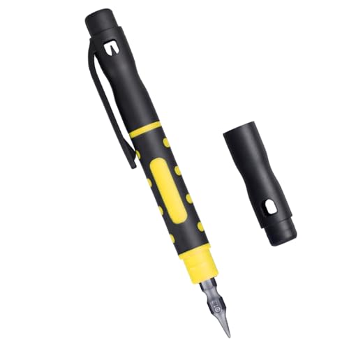 Multifunktion 4 In 1 Stiftstilschraubendreher Mit Magnetischen Spitzen Doppelte Gekreuzte Flachkopfspitzen Taschenschraubendreher Multifunktion 4 In 1 Stiftstilschraubendreher Mit Magnetischen Spitzen Doppelte Gekreuzte Flachkopfspitzen Taschenschraubendreher von DABAIXIONG