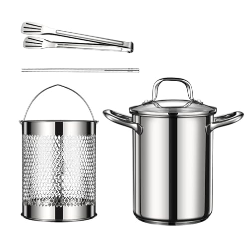 Multifunktionale Fritteuchsen Töpfe Kochten Töpfe Frittichfräter Frittyer Töpfe Mit Lidtongs Korb Multifunktionale Fritteuchsen Töpfe Kochten Töpfe Frittichfräter Frittyer Töpfe Mit Lidtongs Korb von DABAIXIONG