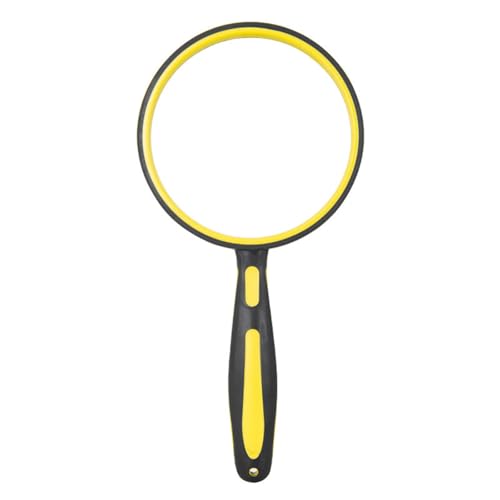 Nonslip Gummi 5-10x Handheld Lupe Vergrößerungglas Mit Optischer Linse Für Verbesserung Der Klarheiten Und Präzisen Optische Vergrößerung von DABAIXIONG