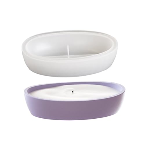Oval Storage Box Form Glasform Schmuckbehälter Planter Silikonform Epoxidform Für Stifthalter Und Kerzenbecher von DABAIXIONG