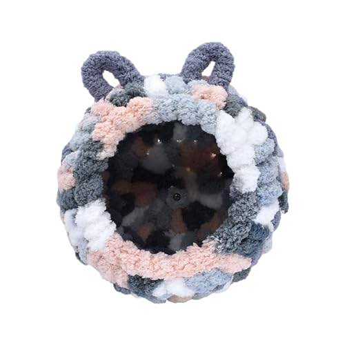 Papageien Nistplüsch Haus Vogel Käfig Warm Warm Haustier Hamster Winter Vögel Bett Haus Kleine Vögel Käfigzubehör Wintervogelbett von DABAIXIONG