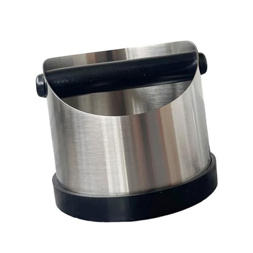 Premium Edelstahl Espressos Knocks Box Mit Nicht Überschrittener Boden Und Einfacher Reinigungsoption Kaffee Bodenbehälter Premium Edelstahl Espressos Knocks Box Mit Nicht Überschrittener Boden Und Einfacher Reinigungsoption Kaffee Bodenbehälter von DABAIXIONG