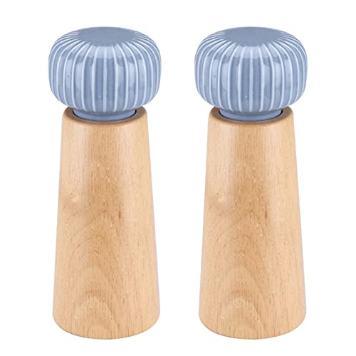 Premium Küche Gummiholz Pfeffer Mühle Set Manuelles Salz Und Pfeffermühlen Mit Verstellbarem Keramikkern 17 3x6.3 Cm Premium Küche Gummiholz Pfeffer Mühle Set Manuelles Salz Und Pfeffermühlen Mit Verstellbarem Keramikkern 17 3x6.3 Cm von DABAIXIONG