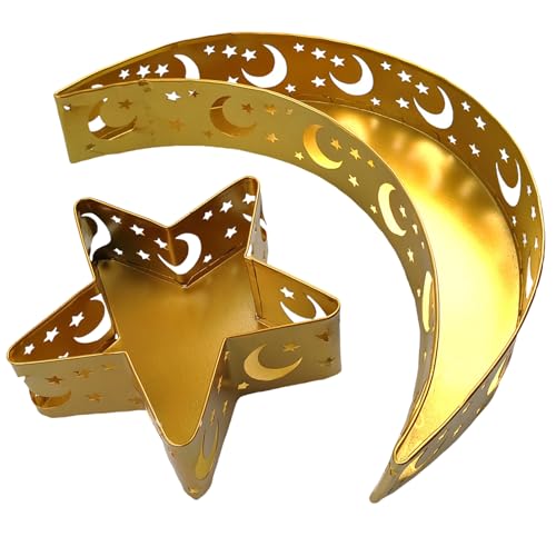 Ramadans Eids Mubaraks Dekorative Mond Und Sternsnack Tablettschale Für Tischdekoration Und Party von DABAIXIONG