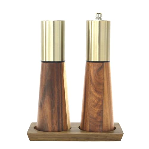 Salz Und Pfefferschleifer Set Mit Basisfachhandbuch Handbuch Pfeffer Mill Küche Gadget Holzmaterial Perfekt Für Hausköche Salz Und Pfefferschleifer Set Mit Basisfachhandbuch Handbuch Pfeffer Mill Küche Gadget Holzmaterial Perfekt Für Hausköche von DABAIXIONG