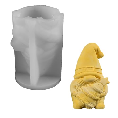Santa Geformte Kerzenform Gips Ornament Form Home Dekoration Schimmelpilze Handgefertigter Schmuck Für Aromatherapys Enthusiasten von DABAIXIONG