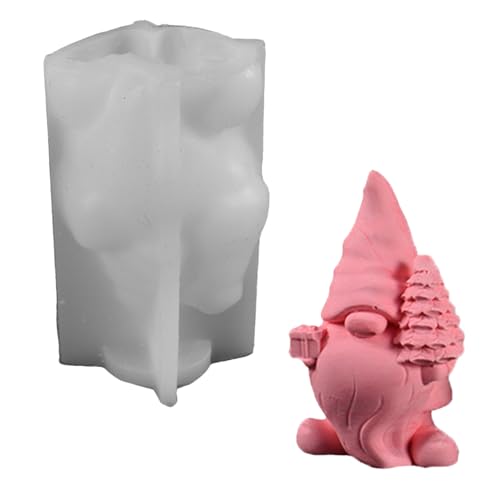 Santa Geformte Kerzenform Gips Ornament Form Home Dekoration Schimmelpilze Handgefertigter Schmuck Für Aromatherapys Enthusiasten von DABAIXIONG