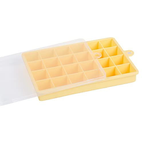 Silikon Eisschalen Formen Große Eiswürfelschalen Mit Deckel Für Gefrierschrank. von DABAIXIONG
