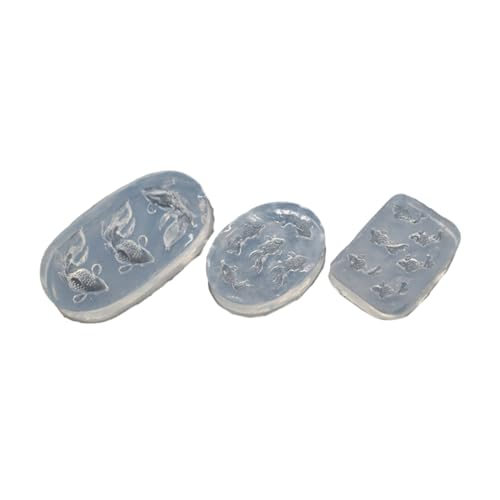 Silikon Nagel Stempelplatte Goldfisch Nagelschnitzformen Goldenfisch Stempel Nagelkunst Form Silikon von DABAIXIONG