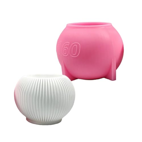 Silikon Vase Formwerkzeug Elegant Streifen Geformte Blütenanordnung Form Einzigartige Blumenbehälter Schimmel Schmuckanstriche von DABAIXIONG