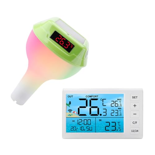 Solarz Pool Empfänger Mit LED Licht Easy Lesen Sie Digitale Drahtlose Pooltemperatursensoren Solarz Pool Empfänger Mit LED Licht Easy Lesen Sie Digitale Drahtlose Pooltemperatursensoren von DABAIXIONG