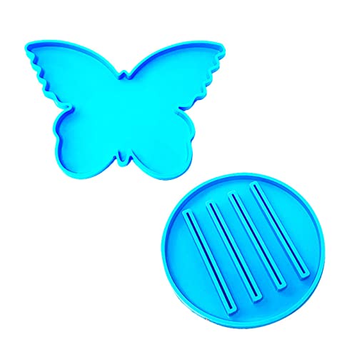Spiegel Für Butterfly Kombination Silikon Für Schmetterling Untersetzerhalterung Für Back Fondant Making Cup von DABAIXIONG