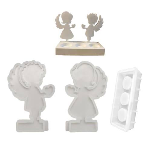 Stabile Kerzenständer Silikonform Wiederverwendbarer Kerzenständer Ornament Silikonformen Zum Handwerk Kerzenständer von DABAIXIONG