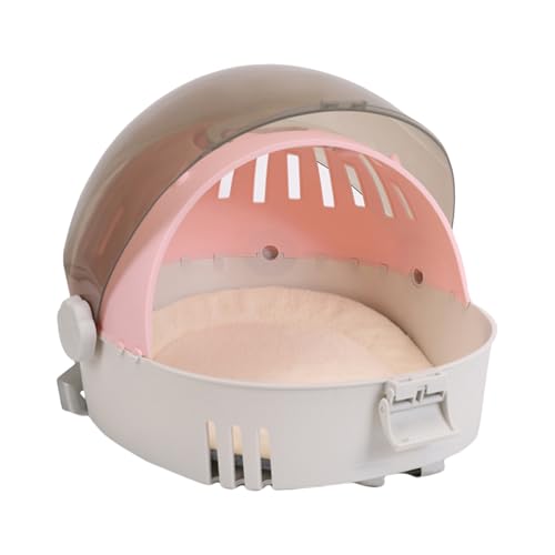 DABAIXIONG Tragbare Katzenträger Mit Regulierbaren Doppel Schultergurten Haustier Rucksäcke Für Öffentliche Verkehrsmittel Multifunktionale Katzen Rucksäcke Mit Top von DABAIXIONG