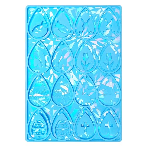 Tragbare Silikon Epoxidformohr Ohrheizform Holographische Wasserabfall Form Schmuckschiffe Herstellen Formen von DABAIXIONG