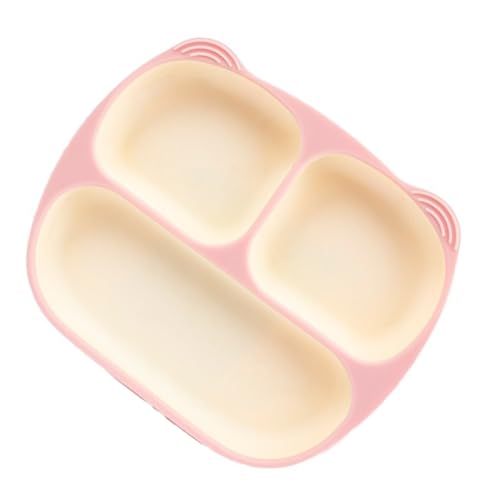Unbreakable Geteilte Kinderbabyplatten Praktische Mit Silikon Gefertigte Tischwaren Für Einfache Selbsternährung Und Unabhängigkeit von DABAIXIONG