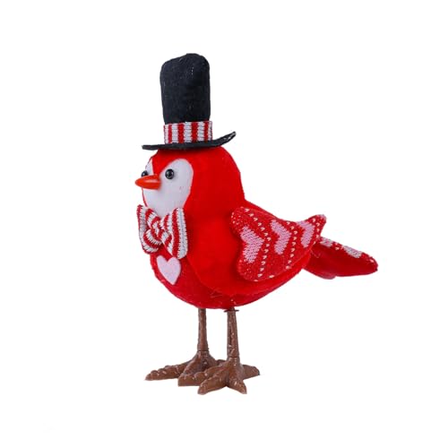 Valentinstags Szenendekor Schöne Stehende Vogelfigur LED LEGED Fester Statue ZERAMAME Zaubers Kulisse von DABAIXIONG