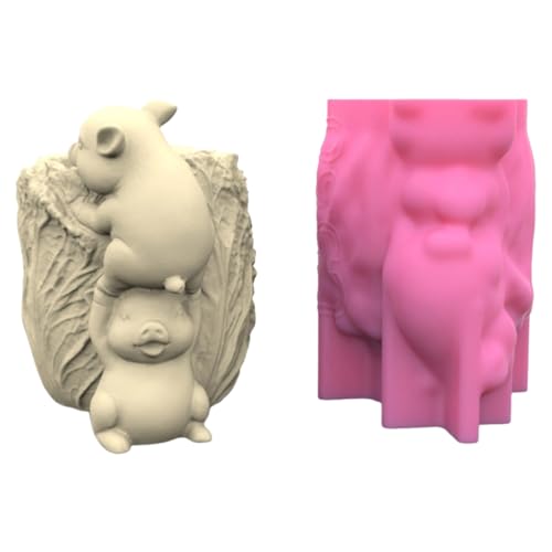 Vielseitige Silikonform Betonformen Silikongussform Schweineform Formform Zum Entwerfen Von Vasen Und Kerzenhaltern von DABAIXIONG