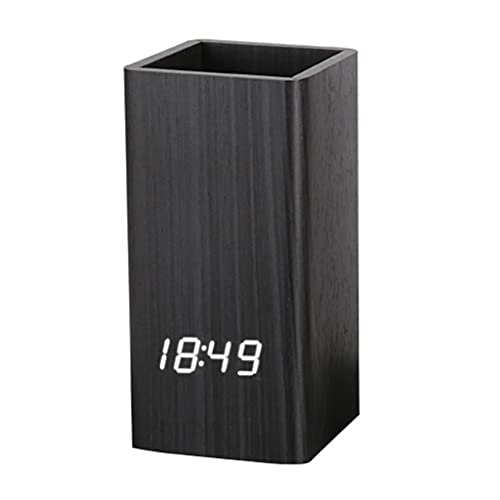 Voice Control Digital Holzhalter Wecker Desktop LED Bleistift Voice Control Digital Holzhalter Wecker Desktop LED Bleistift von DABAIXIONG