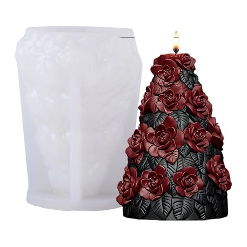 Weihnachtsbaum Kerzenform Silikonform Oramentformgüsse Handgefertigte Pflasterform Schimmel Basteln Versorgt Duftende Kerzen Weihnachtsbaum Silikonform Harzpflaster von DABAIXIONG
