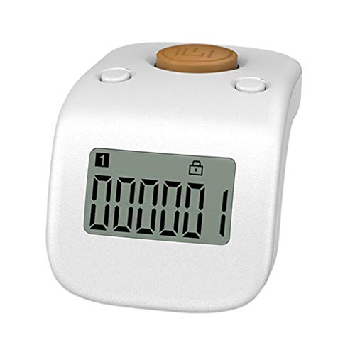 Wiederaufladbare Digitale LCD Elektronische Hand Tally Counter Sechs/6 Ziffer Perlen/Gebet Clicker Clicker von DABAIXIONG