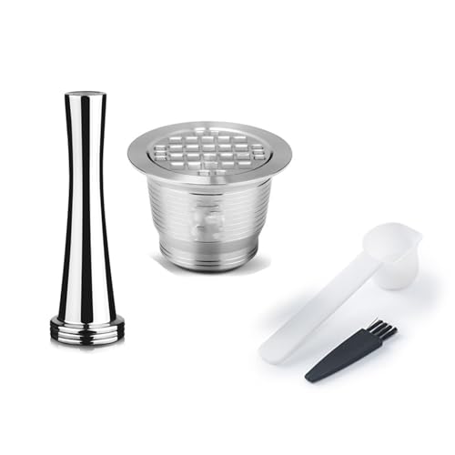 Wiederverwendbare Kaffeeschoten Mit Löffelbürste Edelstahl Kaffeemaschine Brauereispottes Praktisches Espresso Maker Accessoires von DABAIXIONG