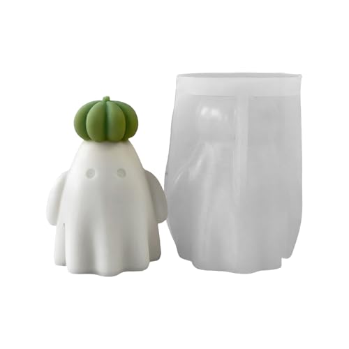 Wiederverwendbare Kürbisspecter Silikon Set Für Halloween Seifenherstellung Und Festliche Wohnkultur Kerzenherstellung Set von DABAIXIONG