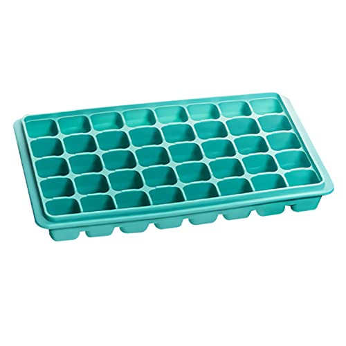 Wiederverwendbare Quadratische Eiswürfelschale Easy Freisetzung Eiswürfel Formen 40 Hohlraum Silikon Eismacherform Mit Abnehmbarem Deckel Wiederverwendbare Quadratische Eiswürfelschale Easy Freisetzung Eiswürfel Formen 40 Hohlraum Silikon Eismacherform Mit Abnehmbarem Deckel von DABAIXIONG